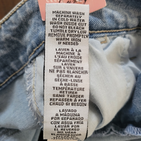 Celebrity Pink Carpenter Curvy Jeans Womens Size 9/29 Blue - Picture 10 of 11